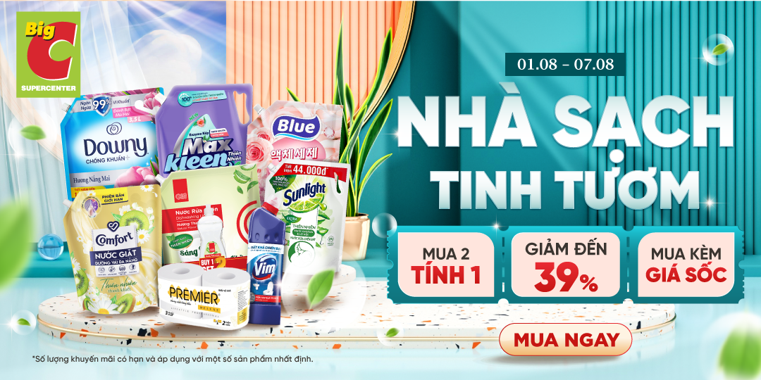 NHÀ SẠCH TINH TƯƠM - DEAL HỜI TẶNG BẠN