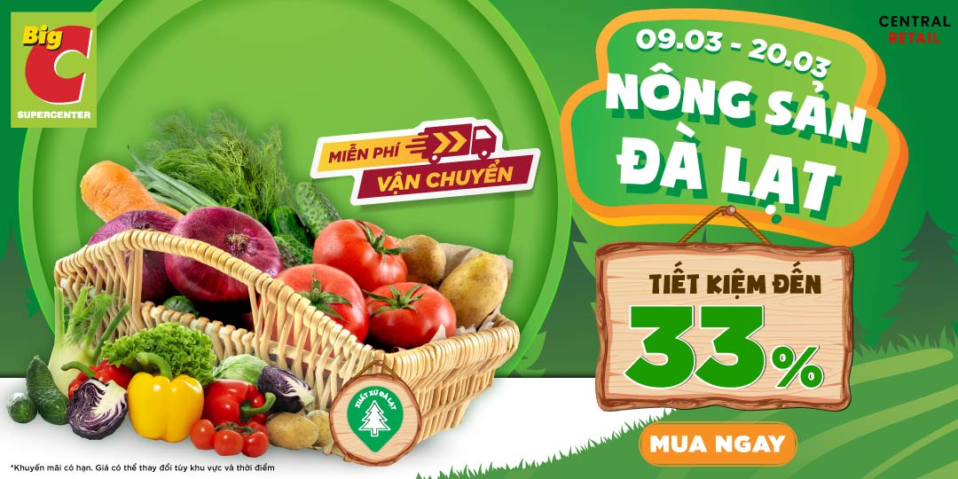 NGÀY HỘI NÔNG SẢN ĐÀ LẠT - TƯƠI NGON DEAL HỜI