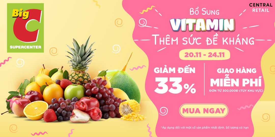 BỔ SUNG VITAMIN - THÊM SỨC ĐỀ KHÁNG