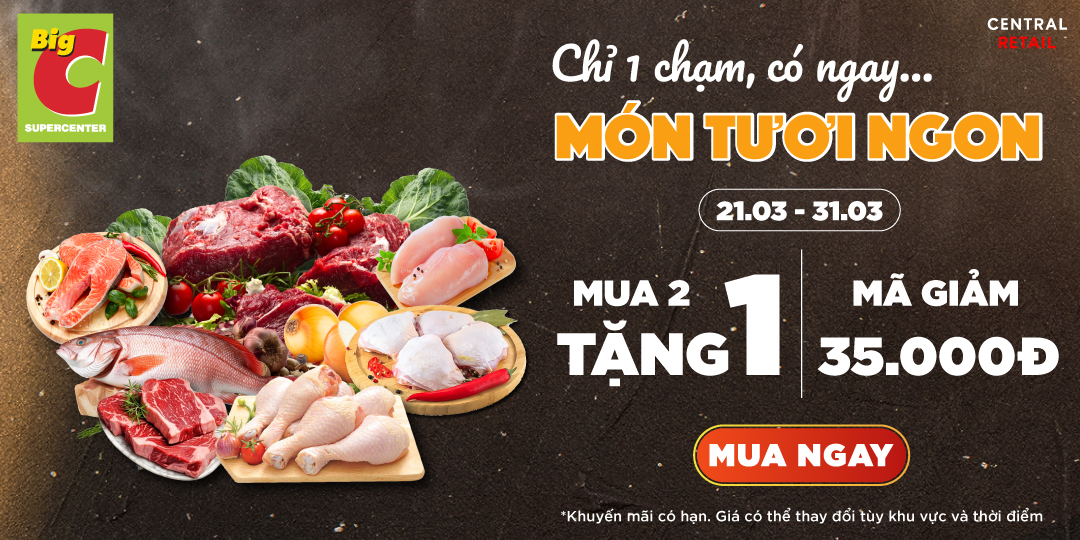 CHỈ 1 CHẠM - CÓ NGAY MÓN TƯƠI NGON