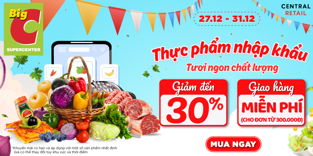 THỰC PHẨM NHẬP KHẨU, TƯƠI NGON CHẤT LƯỢNG