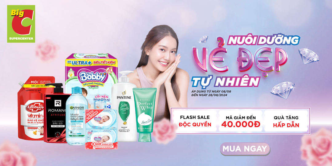 NUÔI DƯỠNG VẺ ĐẸP TỰ NHIÊN