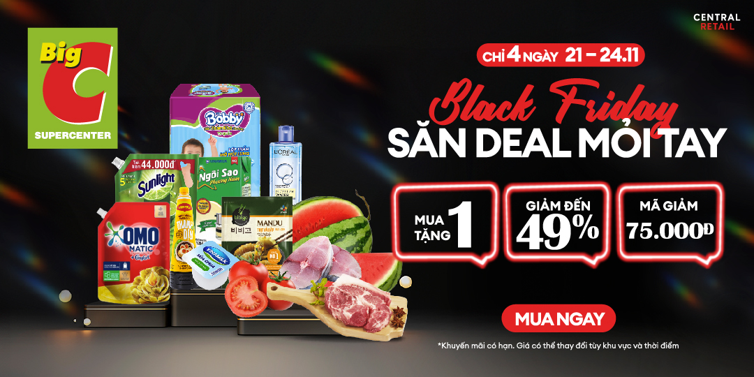 BLACK FRIDAY - CHỐT DEAL MỎI TAY