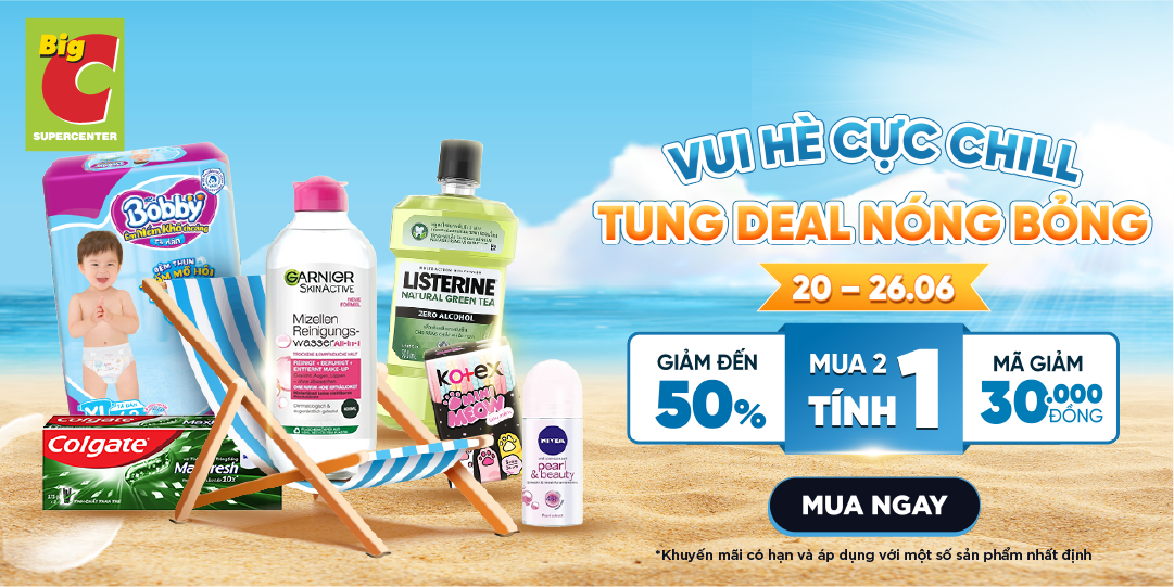 VUI HÈ CỰC CHILL – TUNG DEAL NÓNG BỎNG