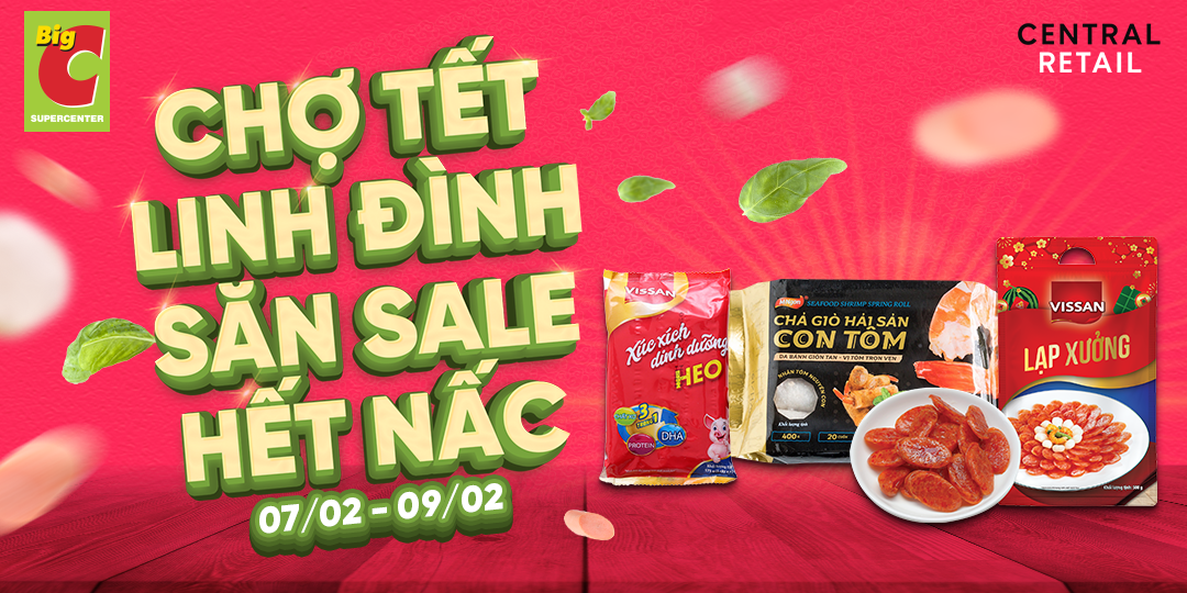 MỞ CHỢ TẾT LINH ĐÌNH - SĂN SALE HẾT NẤC