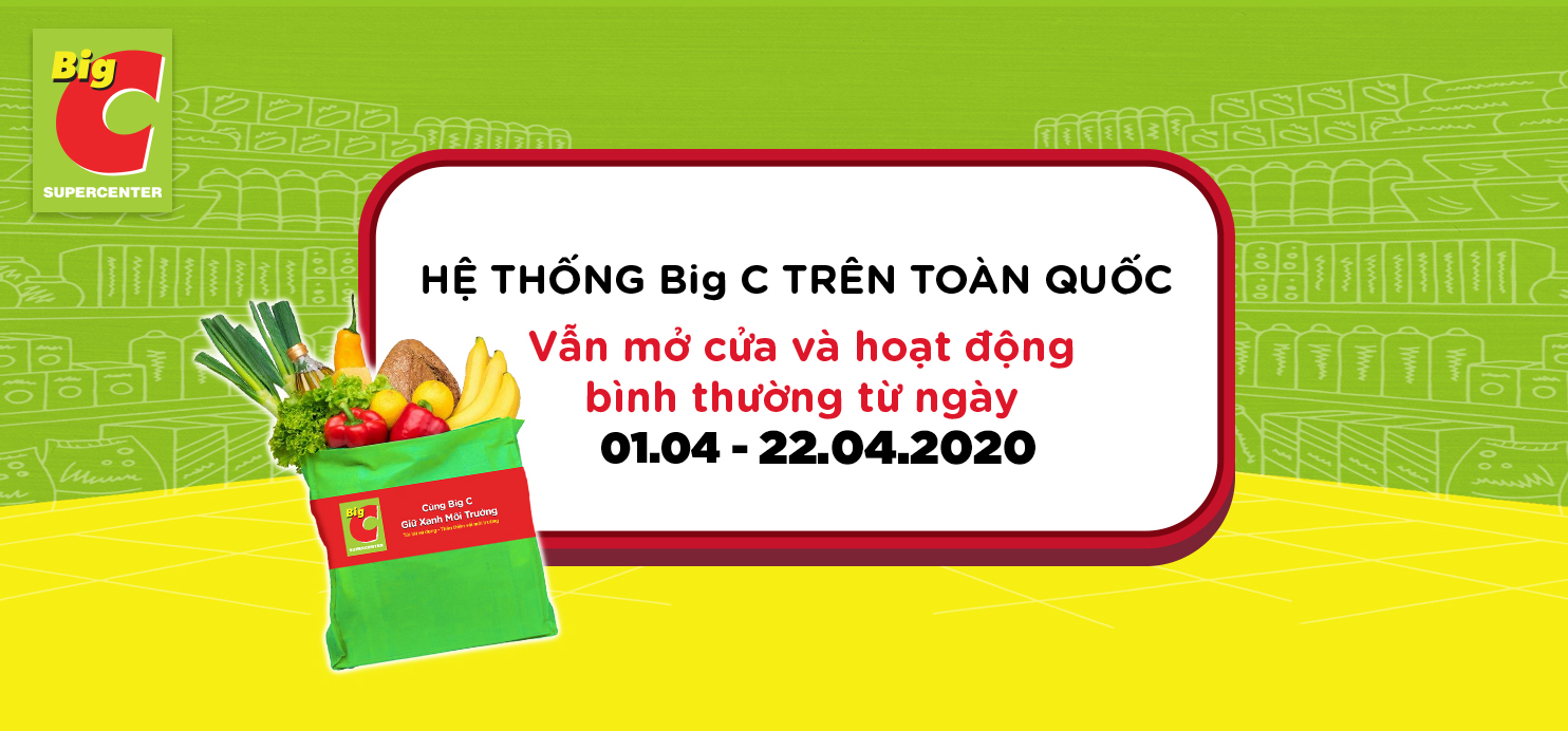 Big C vẫn mở cửa - Nhà mình cứ yên tâm