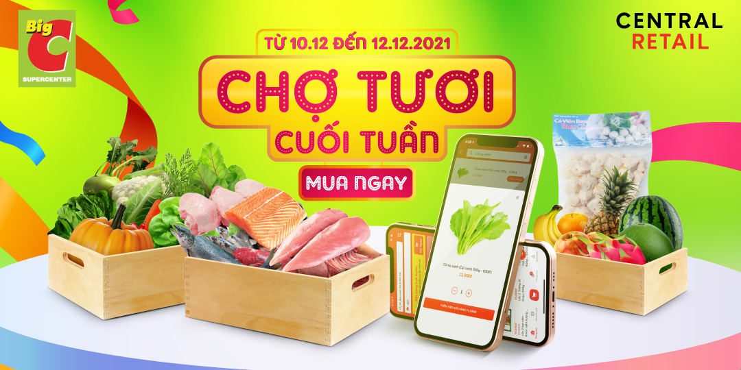 CHỢ TƯƠI CUỐI TUẦN - 3 NGÀY MƯA SALE SIÊU TIẾT KIỆM