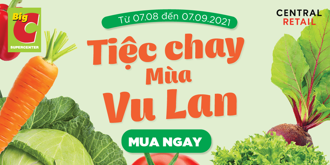 THỰC PHẨM CHAY, MỪNG THÁNG VU LAN SALE CHẠM ĐÁY - CHỈ CÓ TẠI Big C