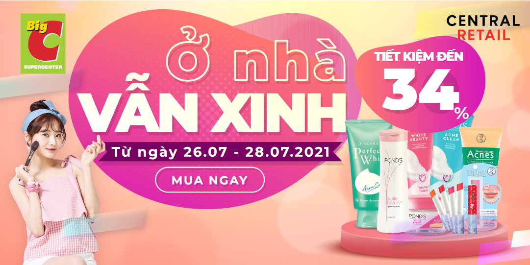 MỸ PHẨM THƯƠNG HIỆU - GIẢM ĐẾN 34% CHỈ CÓ TẠI Big C