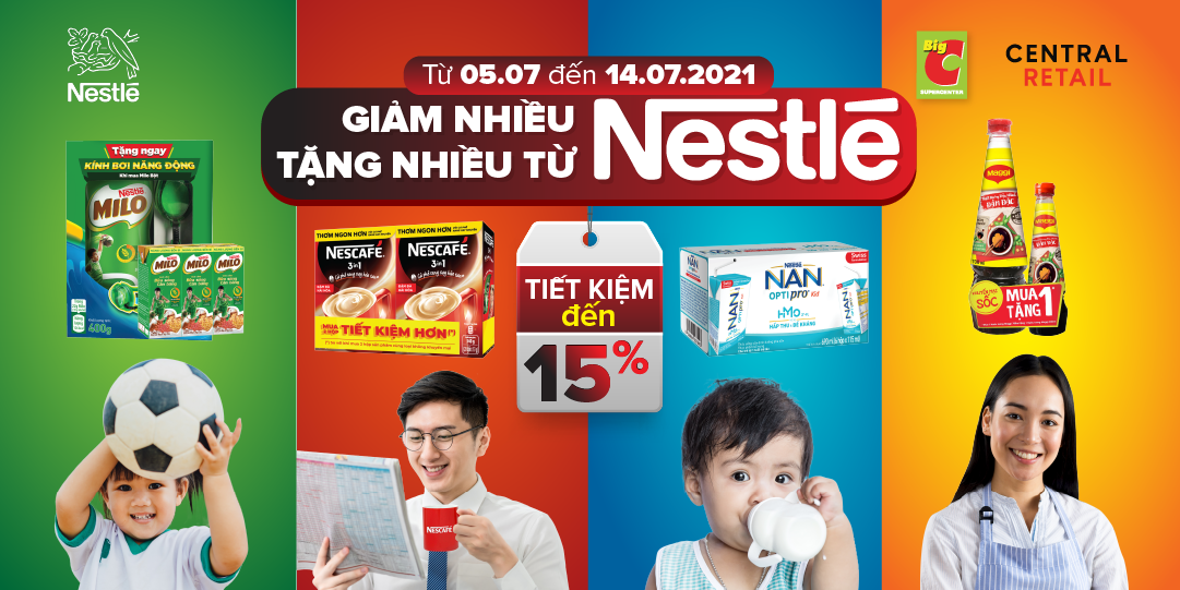 DEAL NESTLE CHÍNH HÃNG, ĐẦU THÁNG “CHƠI” XẢ LÁNG