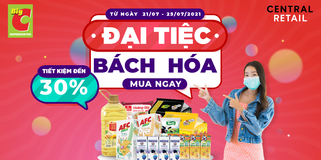 KHAI TIỆC BÁCH HOÁ - NGẬP TRÀN ƯU ĐÃI HƠN 30%