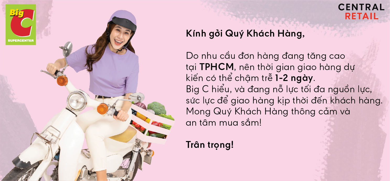 THÔNG BÁO THAY ĐỔI TẠM THỜI THỜI GIAN GIAO HÀNG