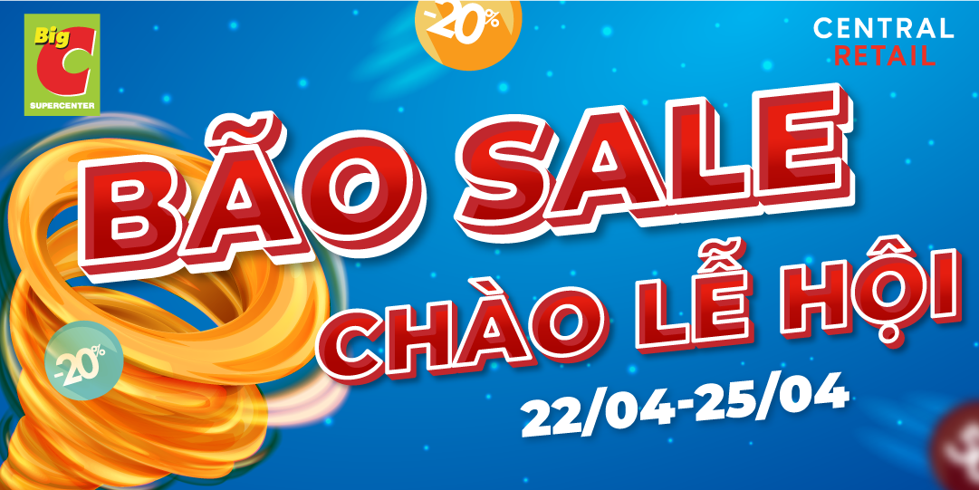 TƯNG BỪNG BÃO SALE CHÀO MỪNG ĐẠI LỄ - SIÊU GIẢM GIÁ KHI MUA QUA ZALO OA Big C