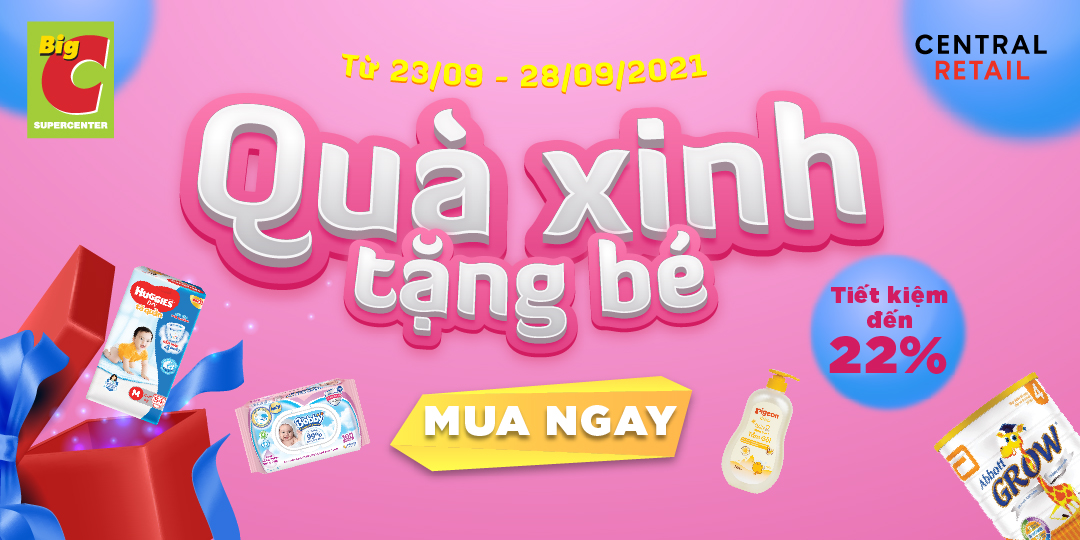 Ở NHÀ VẪN VUI VÌ CÓ QUÀ XINH TẶNG BÉ LẠI TIẾT KIỆM ĐẾN 22%