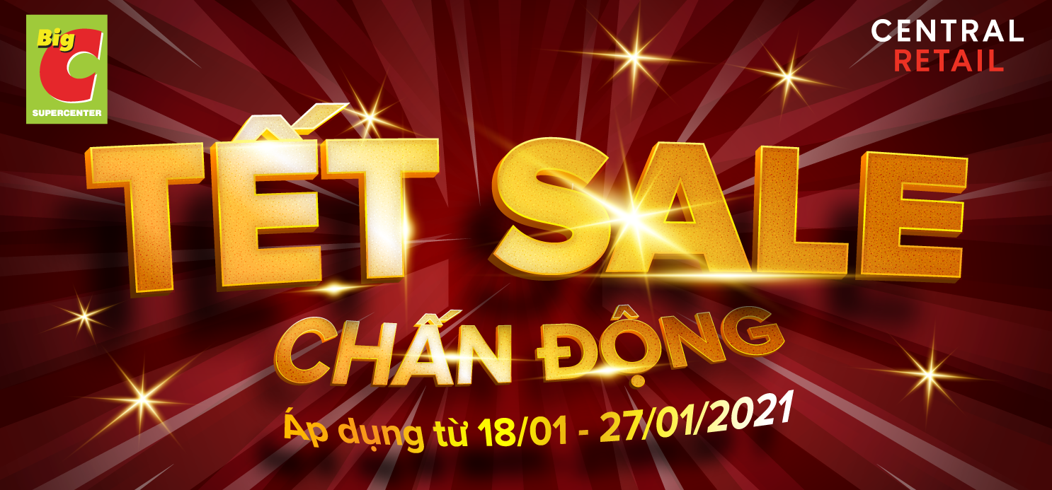 TẾT SALE CHẤN ĐỘNG - RỤC RỊCH TÂN NIÊN CÙNG KHUYẾN MÃI LỚN TẠI Big C