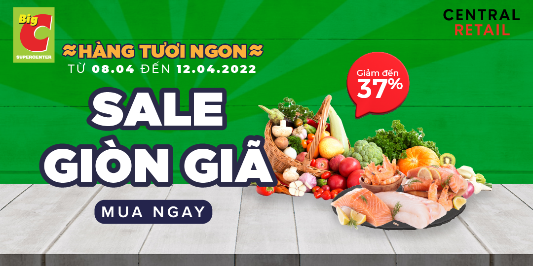 DUY NHẤT TỪ 08/04 ĐẾN 12/04 - DEAL NGON XẾP HÀNG, CHỜ BẠN GÓI MANG VỀ