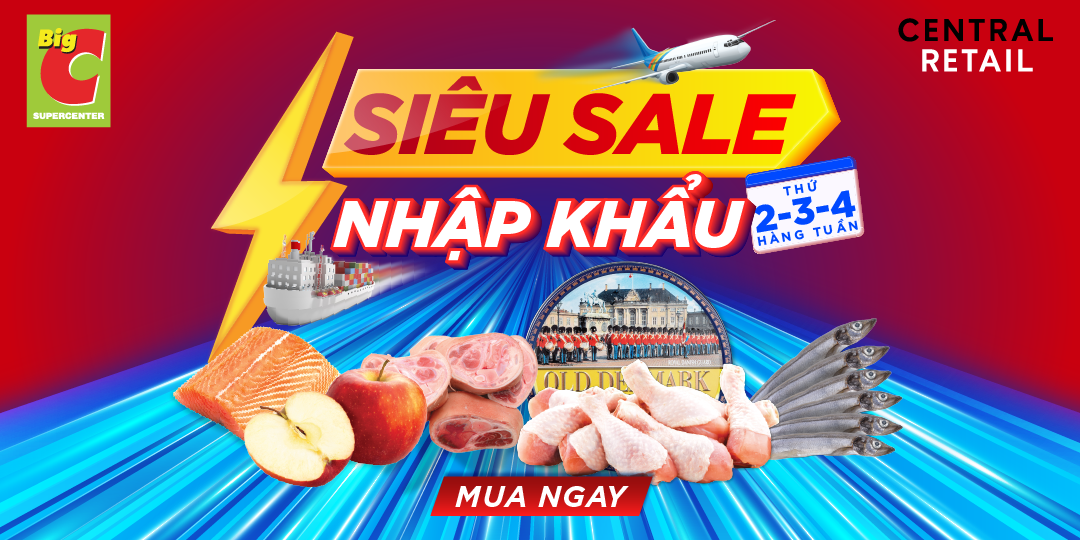 DUY NHẤT THỨ 2-3-4 HÀNG TUẦN! SIÊU SALE NHẬP KHẨU TUẦN NÀY CÓ GÌ HOT?