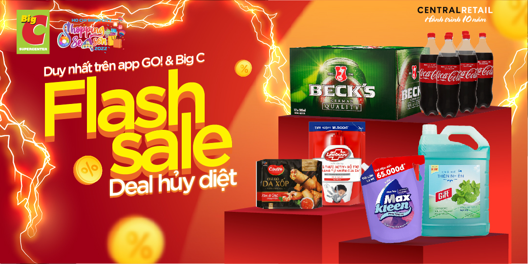 FLASH SALE HỦY DIỆT, KỊCH LIỆT RINH DEAL