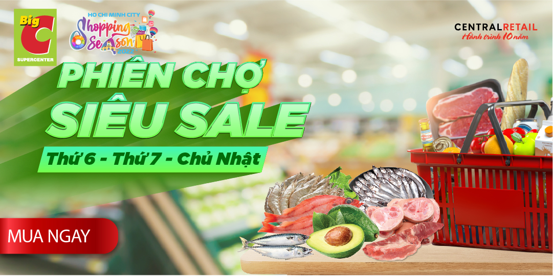 CHỢ PHIÊN CUỐI TUẦN, TUNG SALE XẢ LÁNG