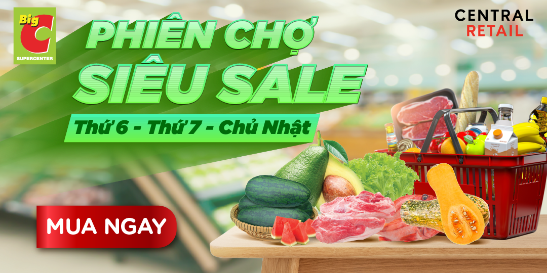 SALE SIÊU TO, CHỢ TƯƠI CUỐI TUẦN ĂN NO GIÁ RẺ 