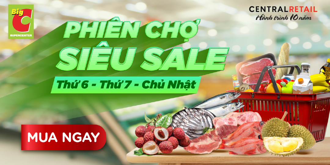 CHỢ TƯƠI GIÁ TỐT KHAO SUỐT 3 NGÀY