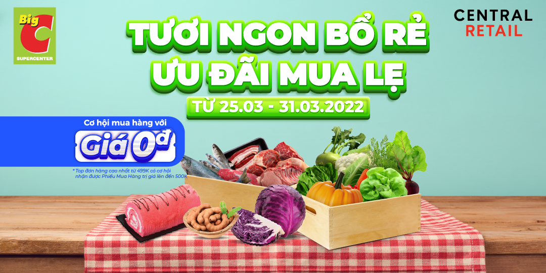 1 TUẦN SĂN SALE THẢ GA TẠI NGÀY HỘI GIẢM GIÁ BIG C