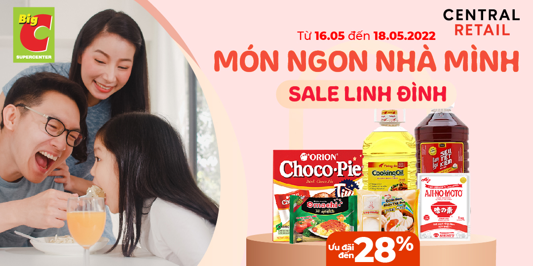 THỰC PHẨM, GIA VỊ - MÓN NGON NHÀ MÌNH SALE LINH ĐÌNH 28%