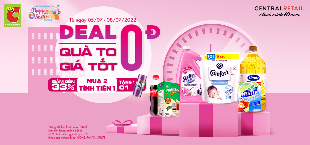 A+ TUNG DEAL 0Đ, MUA SẮM NHẸ VÍ CÒN ĐƯỢC QUÀ MANG VỀ