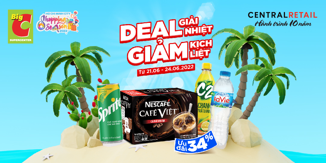 ĐẬP TAN CƠN NÓNG, KHUẤY ĐẢO MÙA HÈ CÙNG DEAL GIẢI NHIỆT BIG C