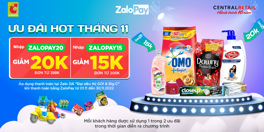 CÓ VOUCHER ZALOPAY TRONG TAY, MUA SẮM ONLINE GIẢM LIỀN TAY 15K