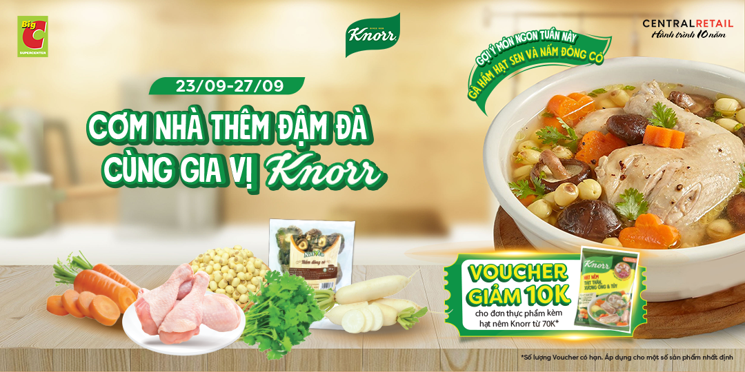 XỊN SÒ CÔNG THỨC NẤU ĂN MỚI TỪ KNORR THƠM NGON KHÓ CƯỠNG