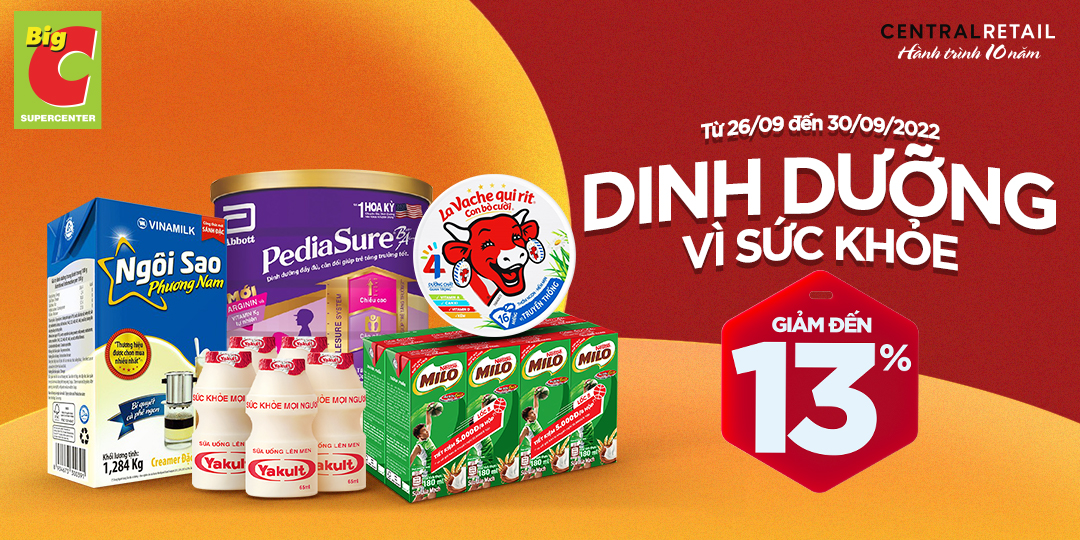 HÀNG DINH DƯỠNG, CHỐT DEAL HỜI 13%