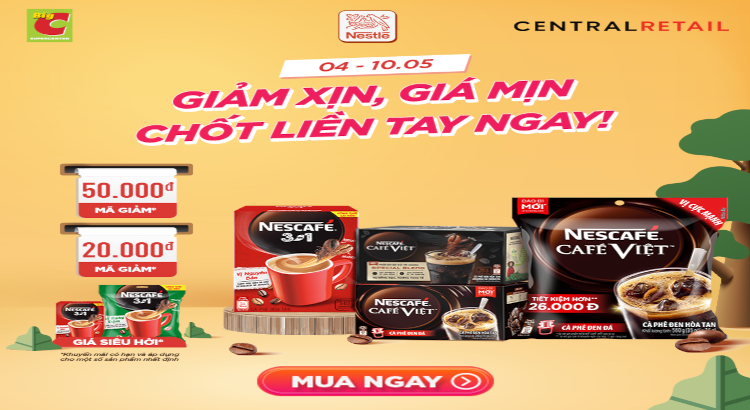 [ÁP DỤNG KHI MUA ONLINE TẠI APP GO! & BIG C VÀ ZALO OA] CHỐT ĐƠN NESTLÉ ONLINE, NHẬN QUÀ 