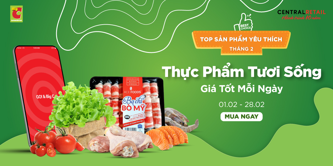 [ÁP DỤNG MUA ONLINE TẠI APP GO! & BIG C] TÂN NIÊN PHƠI PHỚI - KHAO DEAL CỰC HỜI TỪ TRỌN BỘ SẢN PHẨM YÊU THÍCH