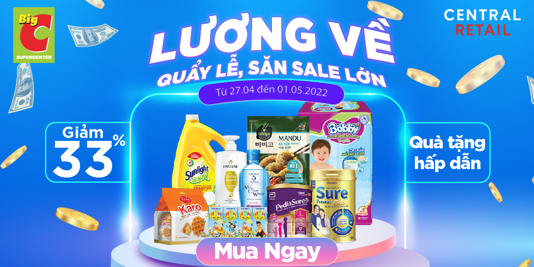 LƯƠNG VỀ ĐẦY TÚI - SĂN SALE ĐẦY GIỎ