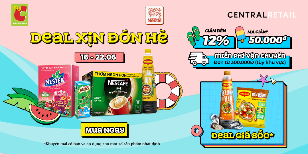 NESTLE TUNG DEAL ĐẾN 12%, CÀNG MUA CÀNG HỜI!