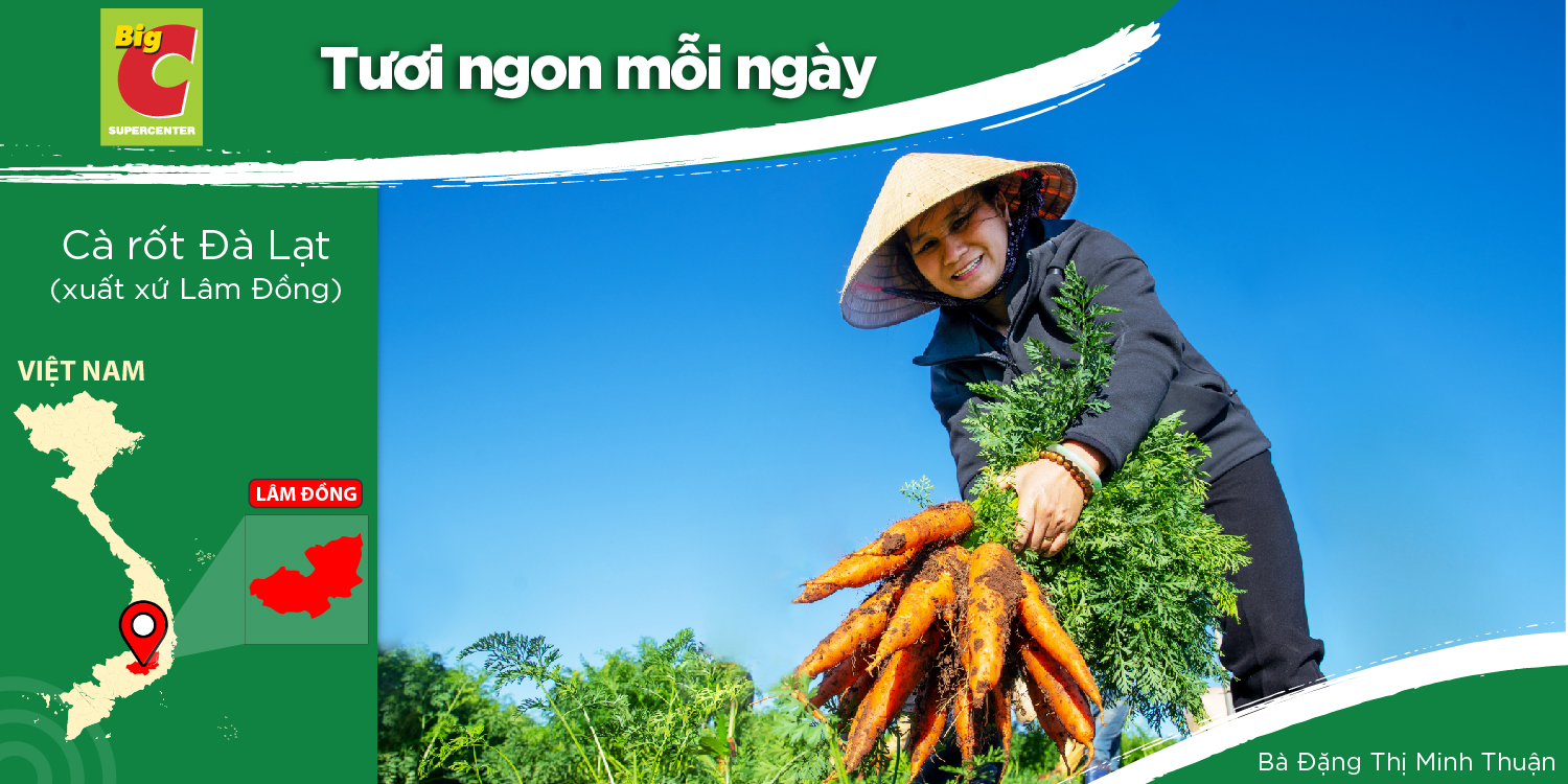 ĐẶNG THỊ MINH THUẬN - NÔNG DÂN TRỒNG CỦ CẢI TRẮNG VÀ CÀ RỐT TẠI ĐỨC TRỌNG