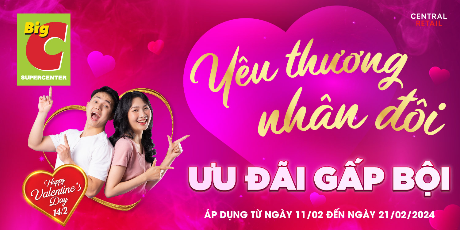 YÊU THƯƠNG NHÂN ĐÔI - ƯU ĐÃI GẤP BỘI 