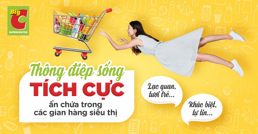 Thông điệp sống tích cực cho phái đẹp khi đi Big C