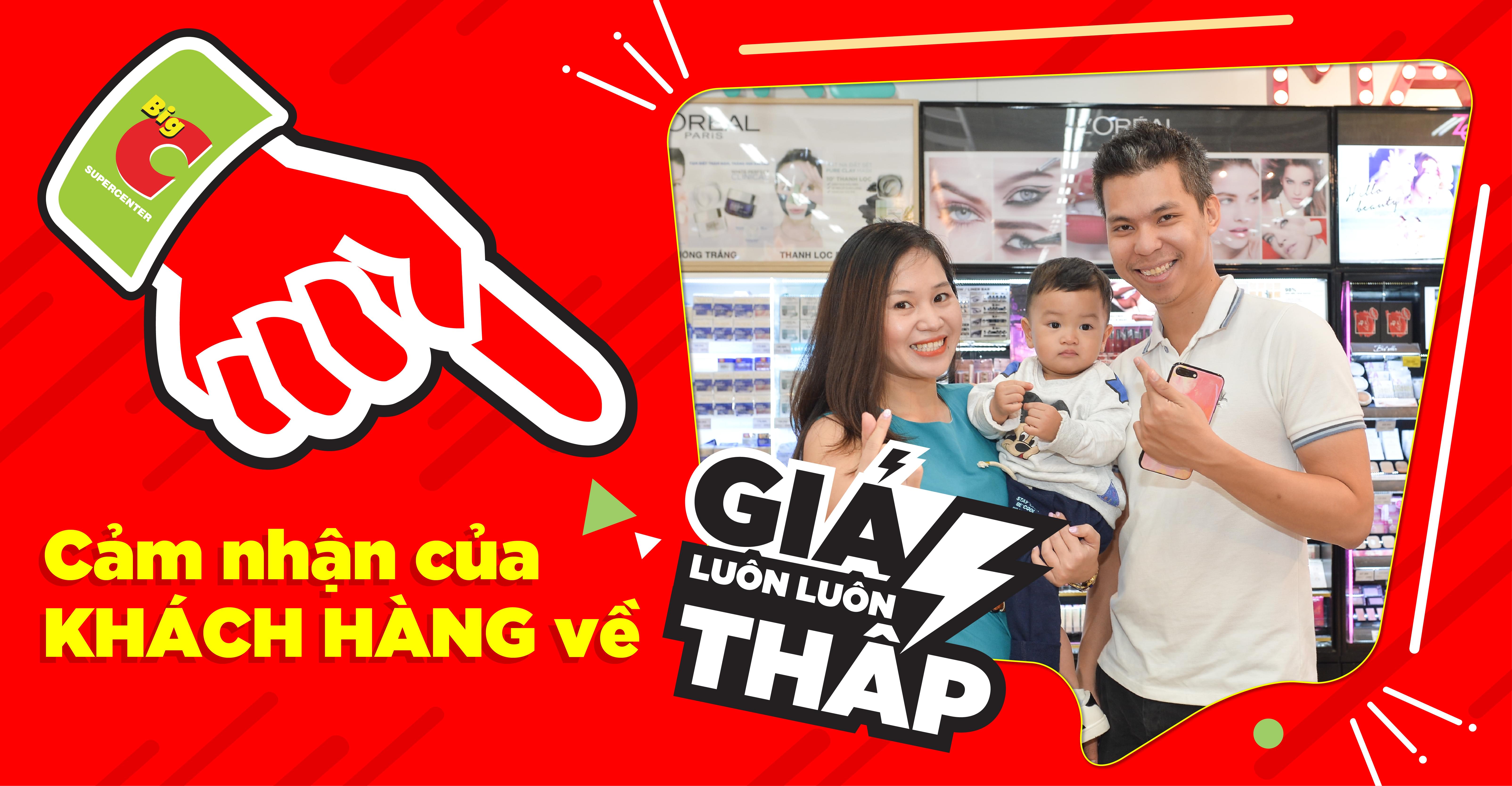 Khách hàng của Big C nói gì về “Giá luôn luôn thấp”?