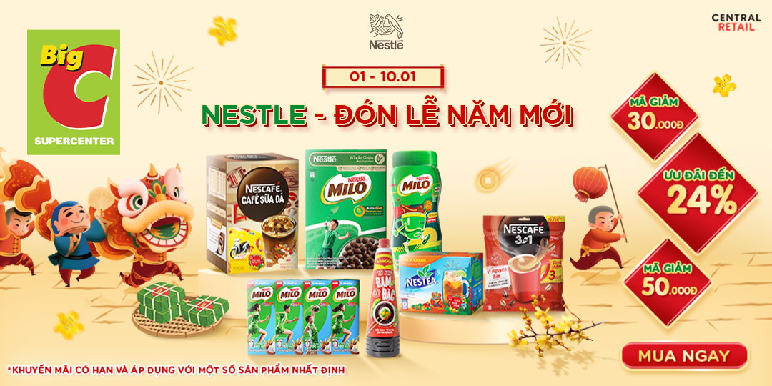 ĐÓN TẾT SUM VẦY, DINH DƯỠNG ĐỦ ĐẦY CÙNG NESTLÉ