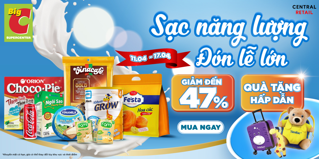 SẠC ĐẦY NĂNG LƯỢNG, ĐÓN MÙA LỄ LỚN VỚI BAO DEAL DIỆU KÌ 