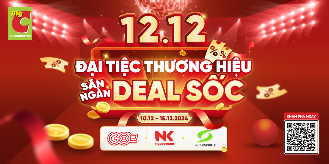 12. 12 ĐẠI TIỆC THƯƠNG HIỆU - SĂN NGÀN DEAL SỐC