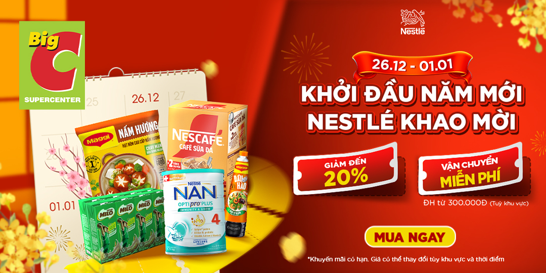 HOT DEAL NESTLÉ - SAY MÊ SẮM TẾT