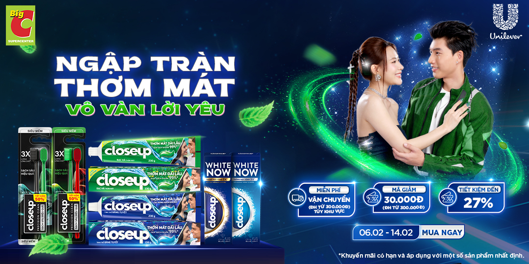   THƠM MÁT NGỎ LỜI YÊU -​ CLOSEUP x GO! APP TUNG DEAL ĐÚNG ĐIỆU