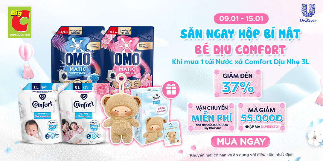 DỌN NHÀ ĐÓN TẾT - UNILEVER x GO! APP SALE HẾT