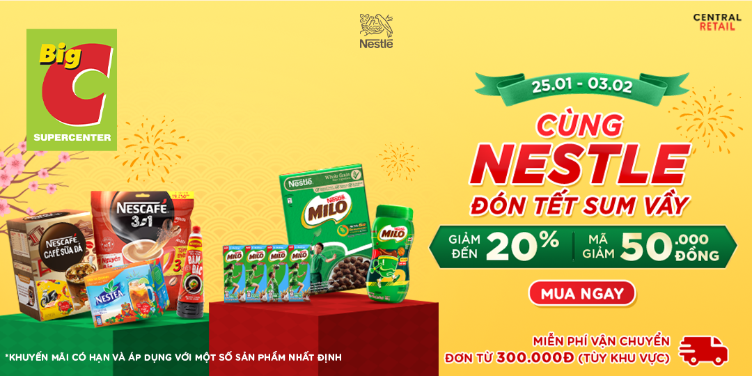 THẢ MÌNH TRONG ĐẠI TIỆC ƯU ĐÃI ĐÓN TẾT GIÁP THÌN CỦA  NESTLE