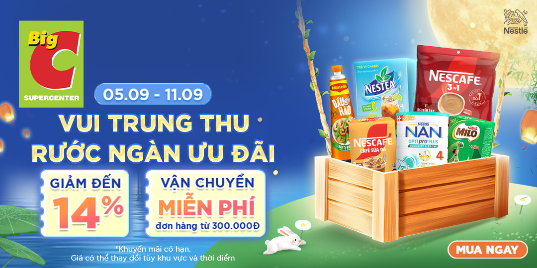 NẠP NĂNG LƯỢNG TỚI TRƯỜNG CÙNG NGÀN DEAL SỐC NESTLÉ 