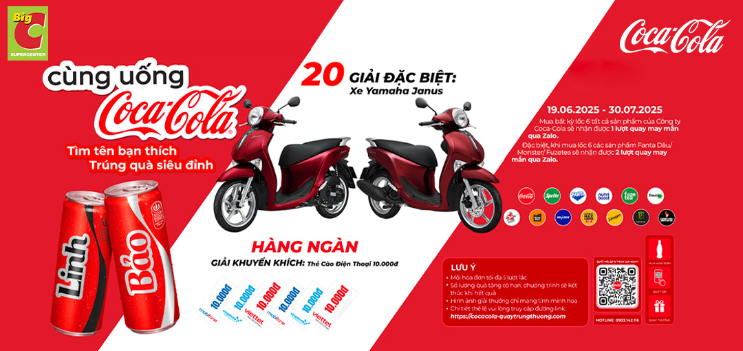 COCA - COLA UỐNG LÀ ĐÃ, SĂN QUÀ LÀ CHẤT! 