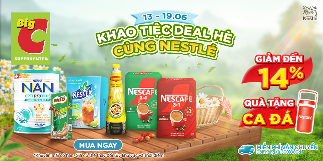 BUNG XÕA NGÀY HÈ, SĂN DEAL NESTLÉ XỊN HẾT CỠ 